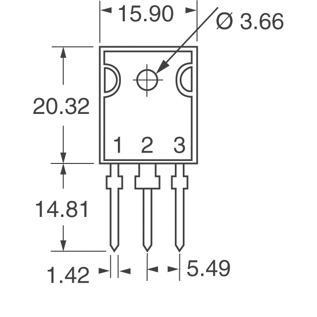 VS-HFA30PA60C-N3 Vishay General Semiconductor - Diodes Division  Diodes - Redresseurs - Réseaux